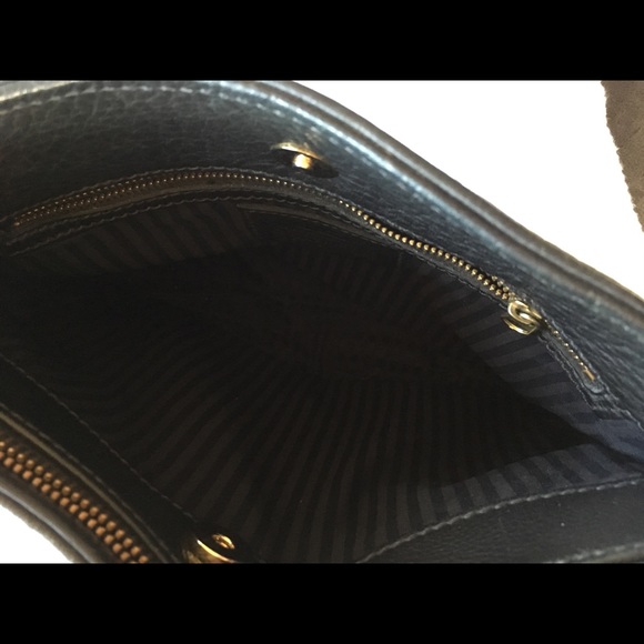 VINTAGE COACH BLACK LEATHER CROSSBODY BAG - Picture 4 of 8